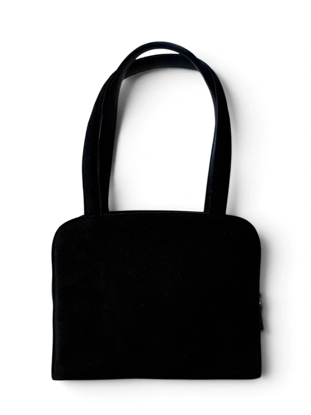 YSL Black Suede Handbag - Women's Everyday Bag